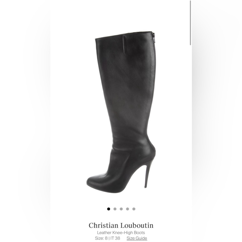 Christian Louboutin boots size 8- BUT RUNS A FULL SIZE SMALL FITS A 7
